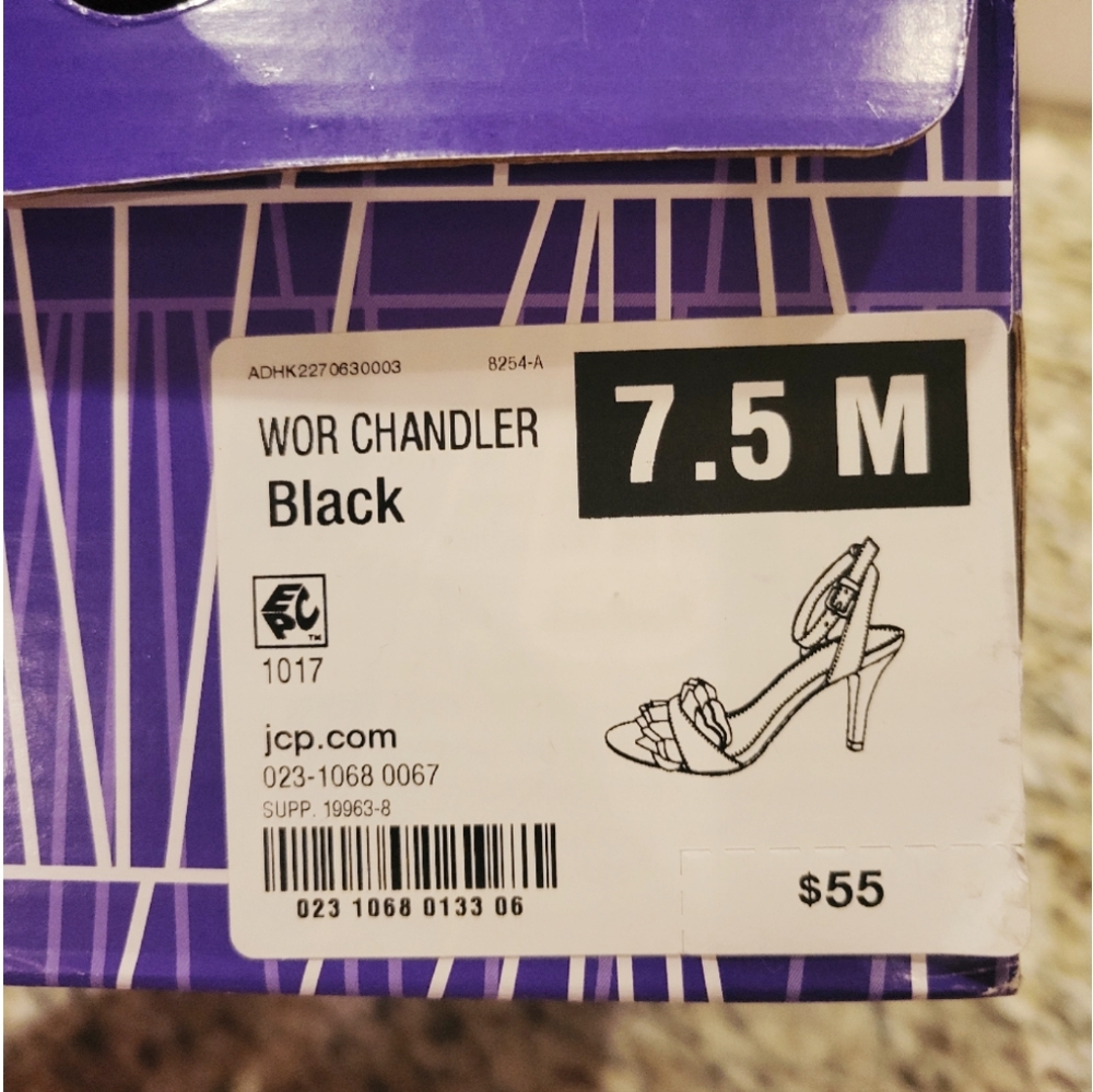 New! Worthington Chandler Black Heels - Picture 7 of 7